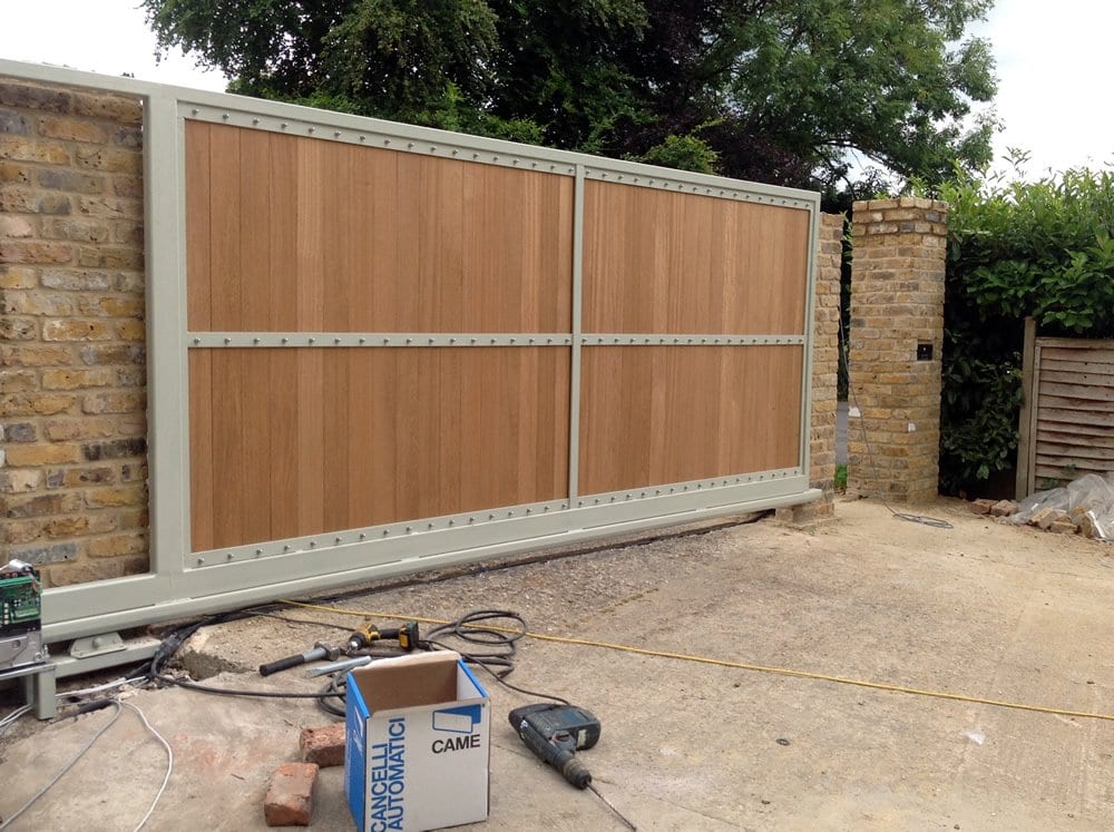 Electric Wooden Panel Gate Install Taylormade Electric Wooden Panel Gate Install
