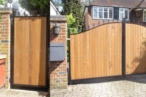 Metal Cladded gates