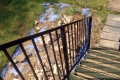 A bespoke railing made to fit