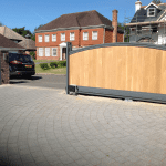 An automated wooden gate