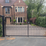 Black metal, automated bespoke gate