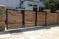 Bi-Folding Wooden Gate