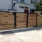 Bi-Folding Wooden Gate