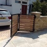 Bi-Folding Wooden Gate