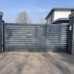 A6 Aluminium Swing Driveway Gate