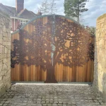 C41 Composite Swing Driveway Gate
