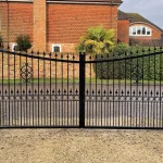 M58 Metal Swing Driveway Gate